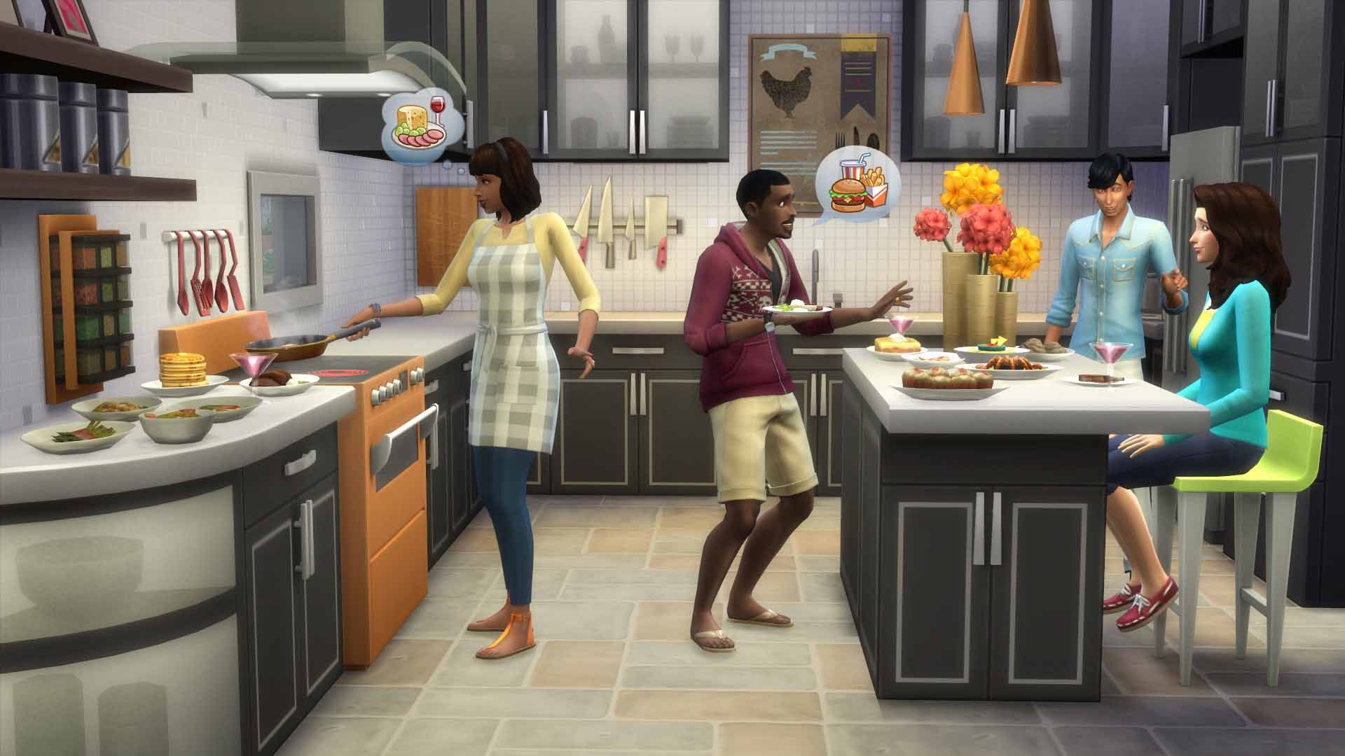 The Sims 4 Cool Kitchen Stuff For Pc Mac Origin